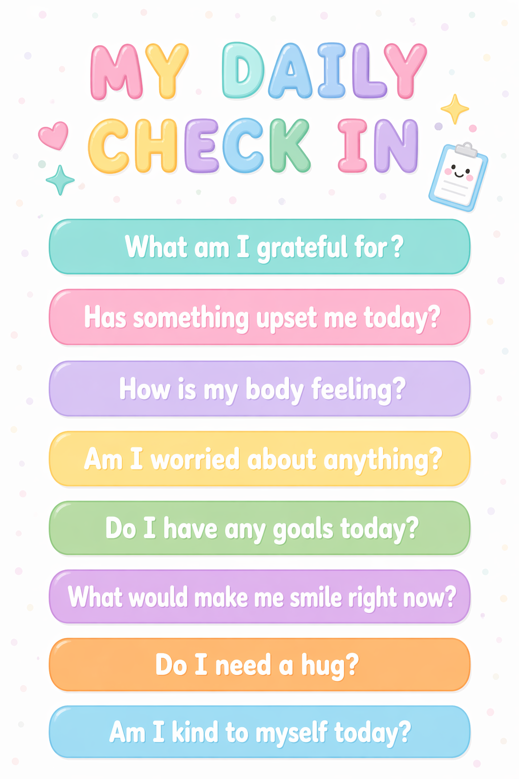 Daily Check-In Prompts